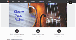 Desktop Screenshot of kilkennymusicfestival.com
