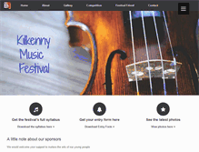Tablet Screenshot of kilkennymusicfestival.com